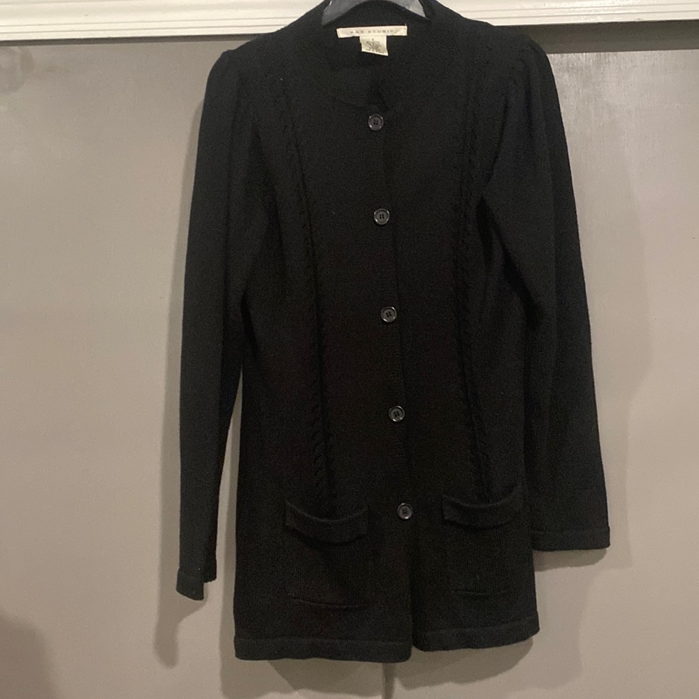 Max studio, black, long sleeve, sweater, size small